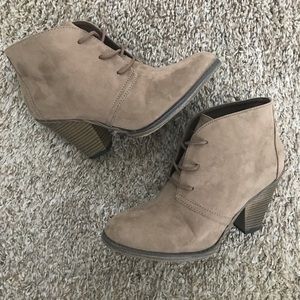 MIA Sage Lace-up Booties